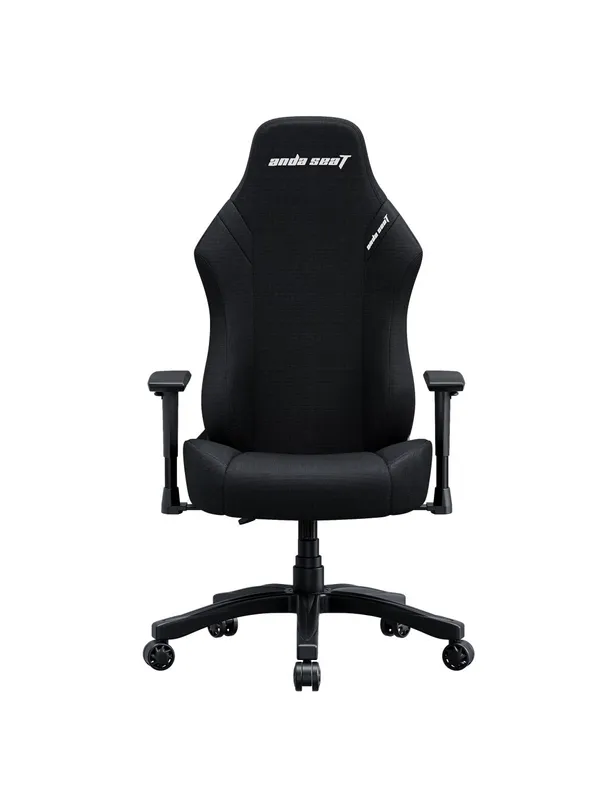 Игровое кресло Anda Seat Luna Pro с подголовником, Black Fabric (обивка DuraXtra) — фото 2