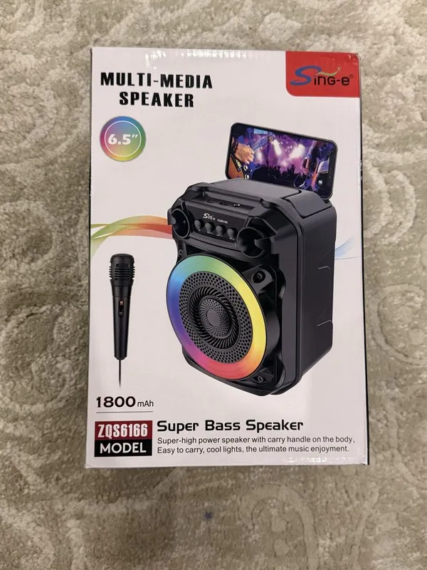 Колонка с микрафоном MULTI-MEDIA SPEAKER ZQS6166 MODEL