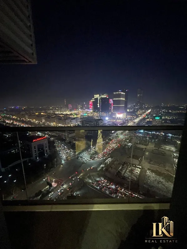 Продаётся 3-комнатная квартира в ЖК NRG U Tower с евроремонтом и видом на Ташкент Сити 1