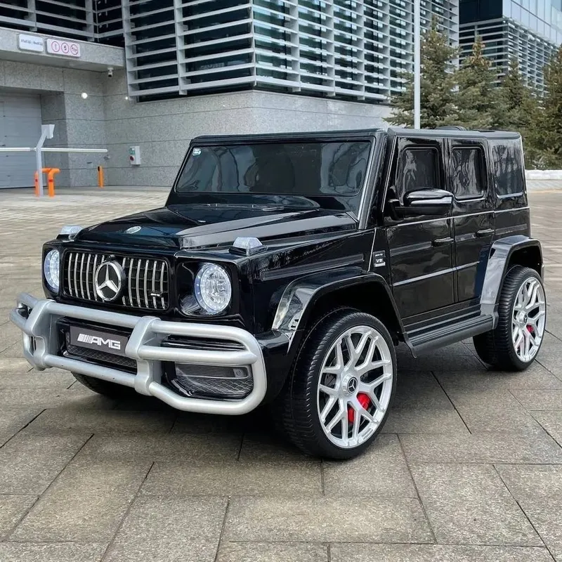 Большой и крепкий Гелик, детская машина-электромобиль Mercedes 24V 6