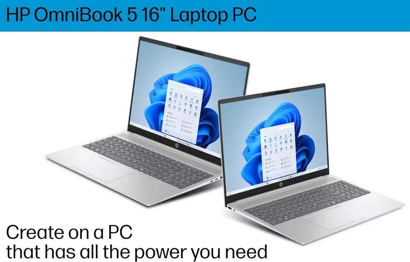 HP OmniBook 5 16" WUXGA IPS AMD 5 8540U 8GB 512GB
