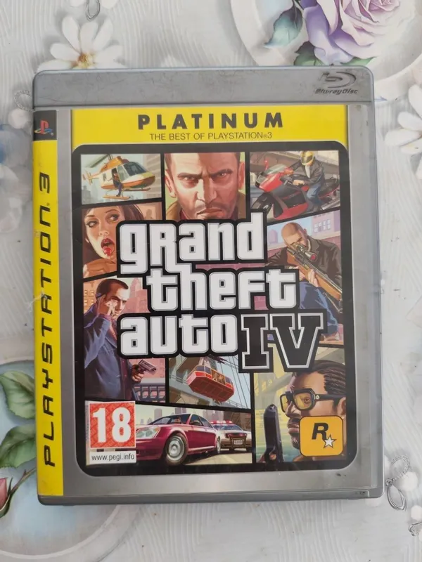 Диск Gta 4 ps 3 на английском