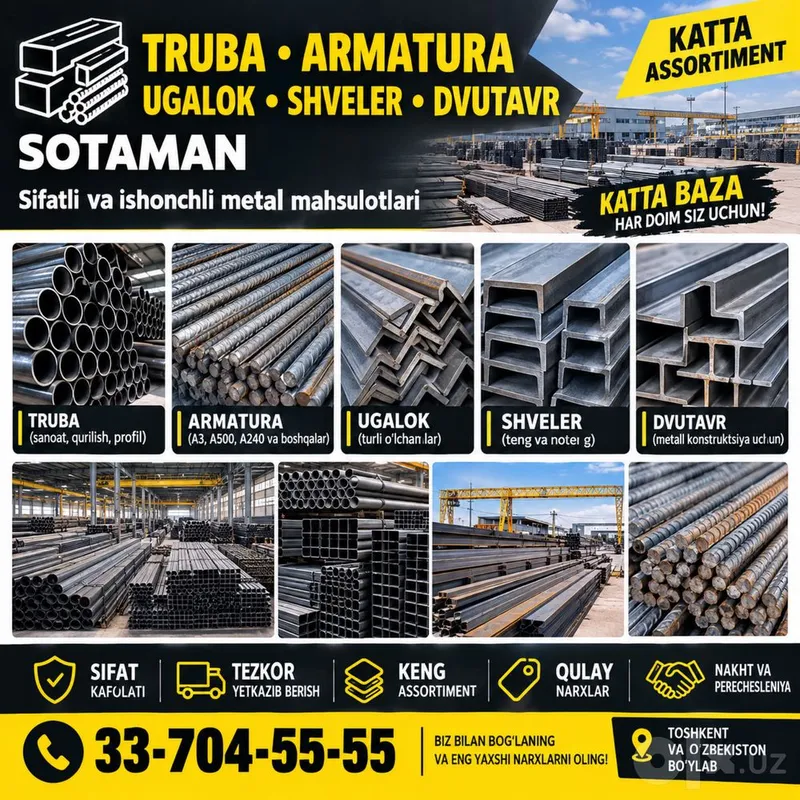 Profil truba armatura ugalok shveler dvutavr Profil truba armatura ugalok shveler dvutavr