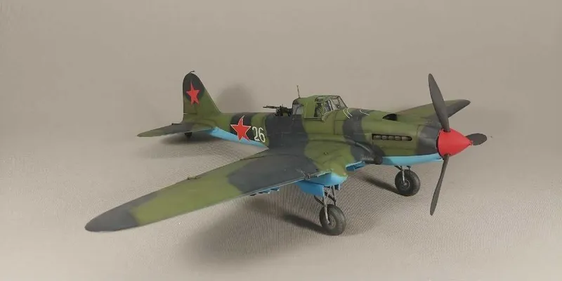 Сборная модель самолета Ил-2 (Звезда, 1/72) — фото 3