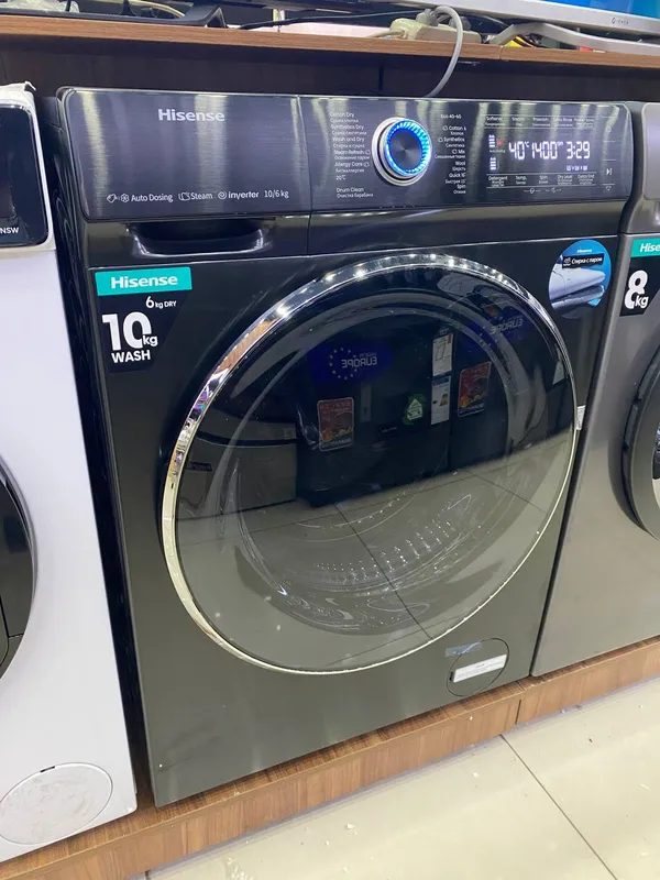 Новинка от HISENSE — стирально-сушильная машина Hisense 10/6 кг 1