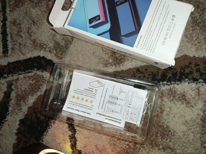 Powerbankdan bo‘sh quti, zo‘r 6