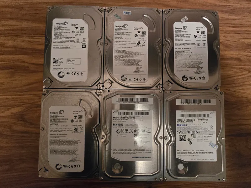 HDD 500GB X6 1 HDD 500GB X6 1