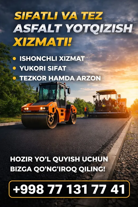 O'zbekiston buylab asfalt xizmati 2 O'zbekiston buylab asfalt xizmati 2