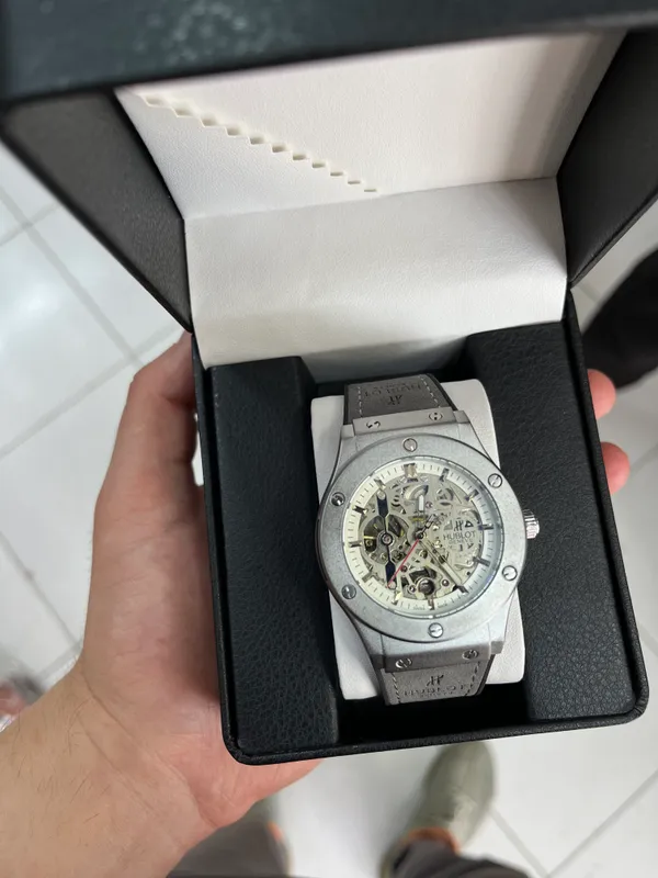 Мужские часы Skeleton в стиле Hublot 2 Мужские часы Skeleton в стиле Hublot 2