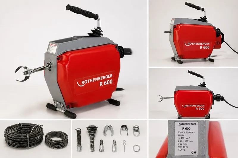 ROTHENBERGER R 600 — машина для прочистки канализации 2 ROTHENBERGER R 600 — машина для прочистки канализации 2