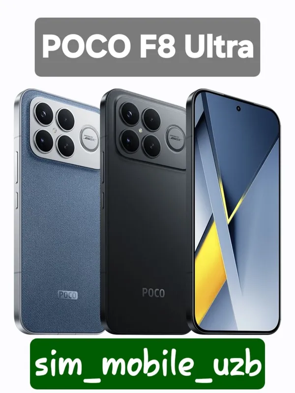 POCO F8 Ultra (2026) New Super Skidka+Garantiya+Dastavka 1 POCO F8 Ultra (2026) New Super Skidka+Garantiya+Dastavka 1