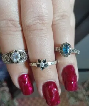 серебряные кольца