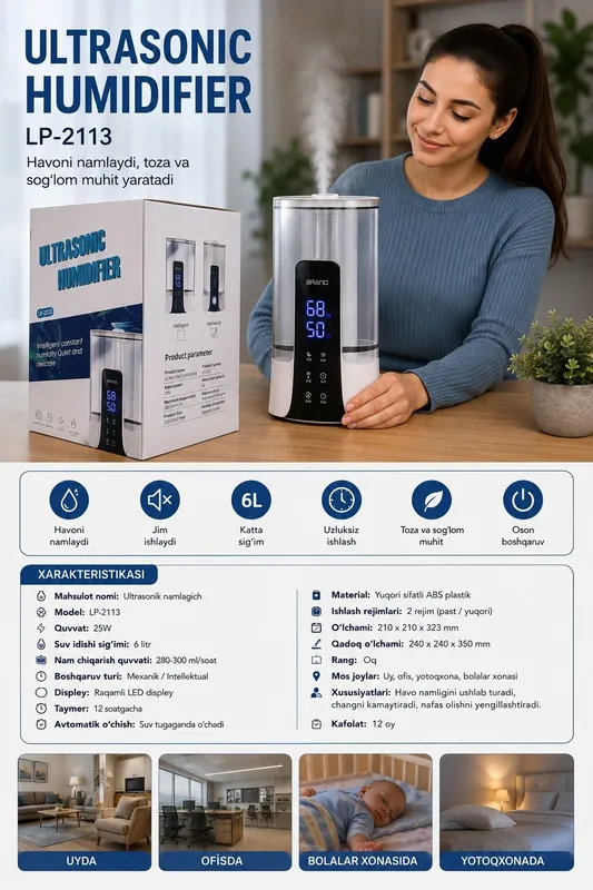 Ultrasonik namlagich LP-2113 1 Ultrasonik namlagich LP-2113 1