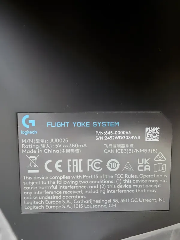 Logiteck Flight Yoke system в отличном состоянии — фото 9
