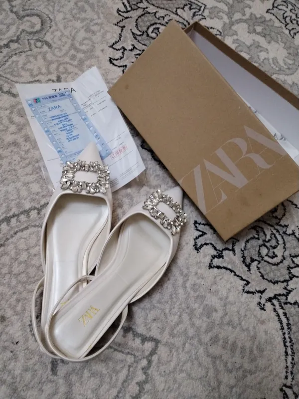 zara baletka 39 razmer yangi kiyilmagan