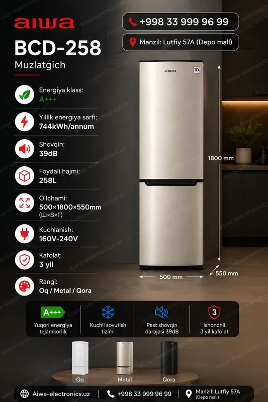 Холодильники aiwa | Sovutgich aiwa 4
