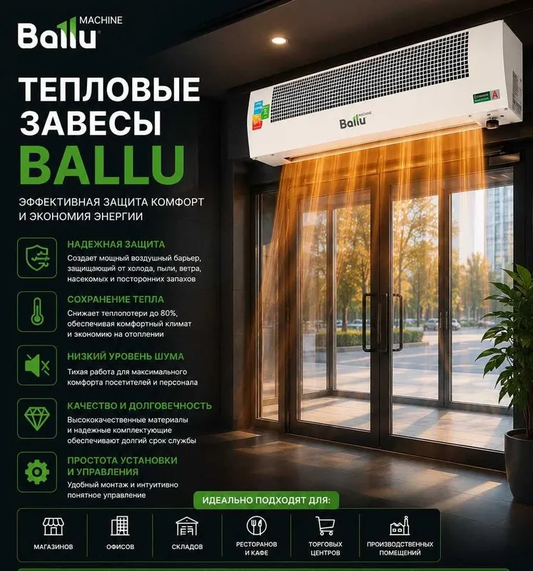 Тепловые завесы BALLU