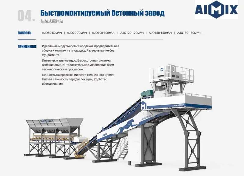 Бетонный завод – Высокая производительность, готов к поставке — фото 4
