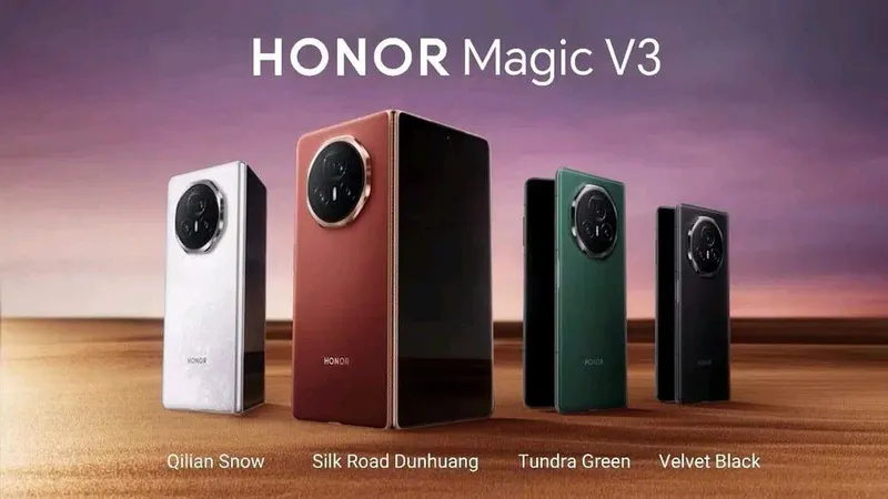 HONOR Magic V3 оригинальный складной 1 HONOR Magic V3 оригинальный складной 1