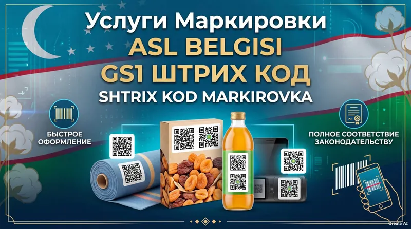 Услуги маркировки | Asl Belgisi | GS1 | Штрих-коды | Shtrix kod