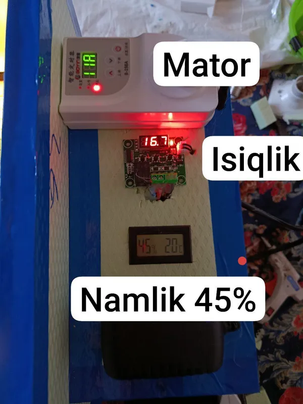 Inkubator 12v/220votli ishlaykon — фото 4