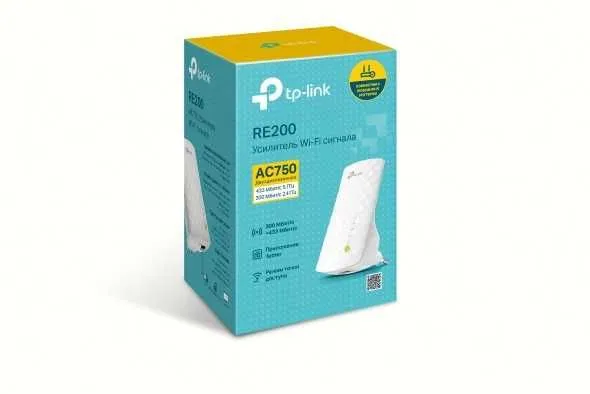 Tp Link RE200 Усилитель сигнала Wi‑Fi AC750 с поддержкой Mesh — фото 1