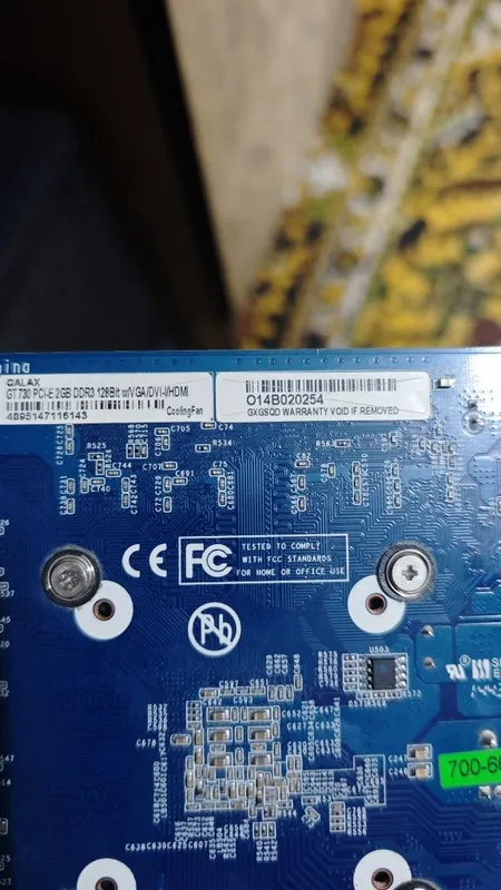Видеокарта GT730 на 2 Гб DDR3 4