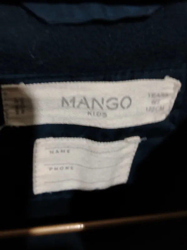 Turechiskiy Mango brendidan öğil bolalar kurtkasi