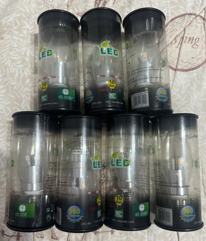 Продаю LED-лампы «Свеча» для люстр и хрустальных 2