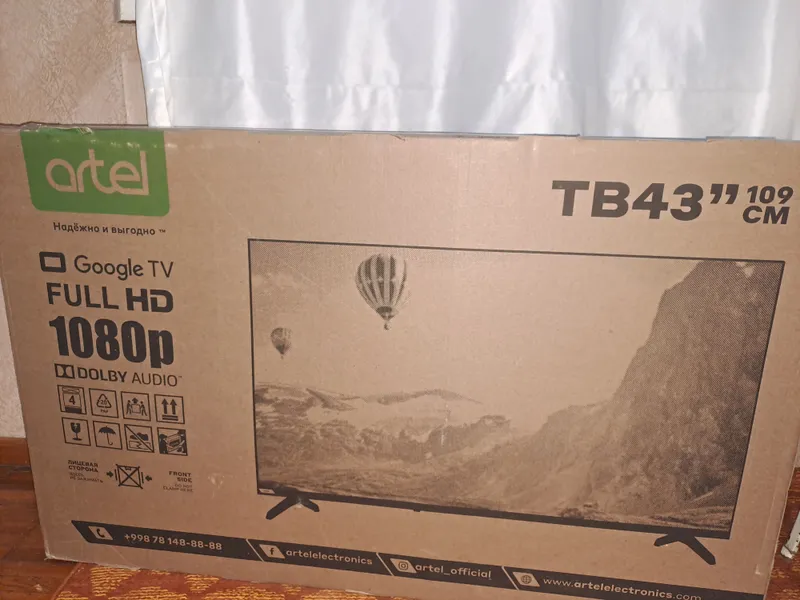 Artel Smart TV 43, yangi, hali ochilmagan 1