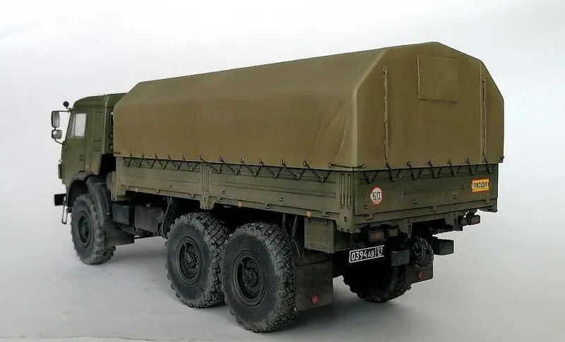 Сборная модель- КАМАЗ-5350 "МУСТАНГ". Масштаб 1:35 . ZVEZDA — фото 3
