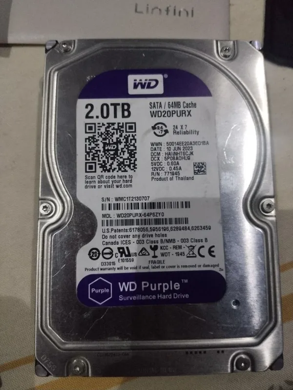 HDD на 2 терабайта wd purple HDD на 2 терабайта wd purple