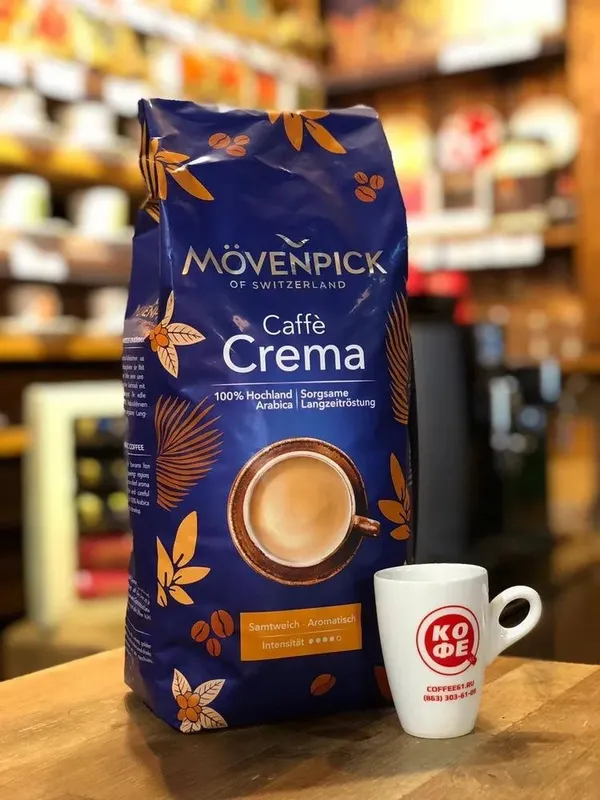 Кофе в зернах Movenpick Caffe Crema (1 кг) — фото 2