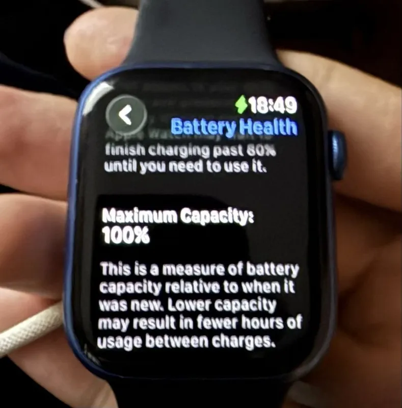 Iwatch series 7 45mm, sig‘imi 100% 2 Iwatch series 7 45mm, sig‘imi 100% 2