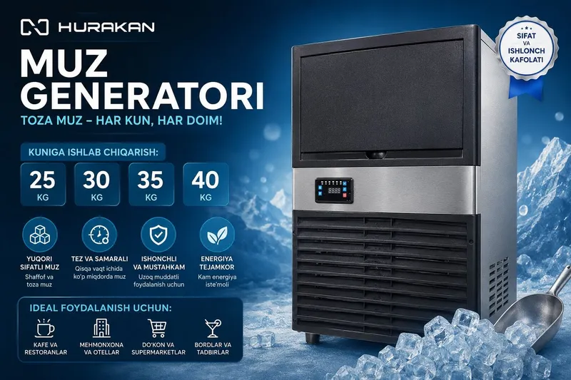 Лёдогенератор muz generator Hurakan optom sklad оптом 1 Лёдогенератор muz generator Hurakan optom sklad оптом 1
