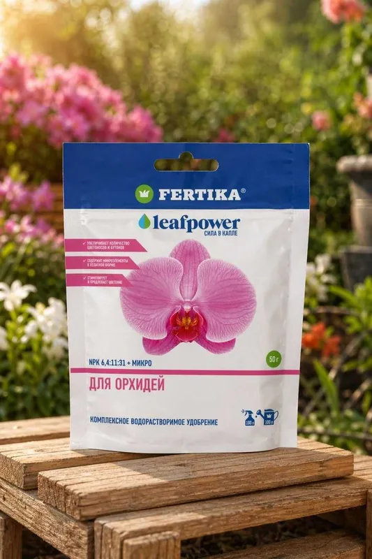 водорастворимое комплексное удобрение FERTIKA для орхидей 50г