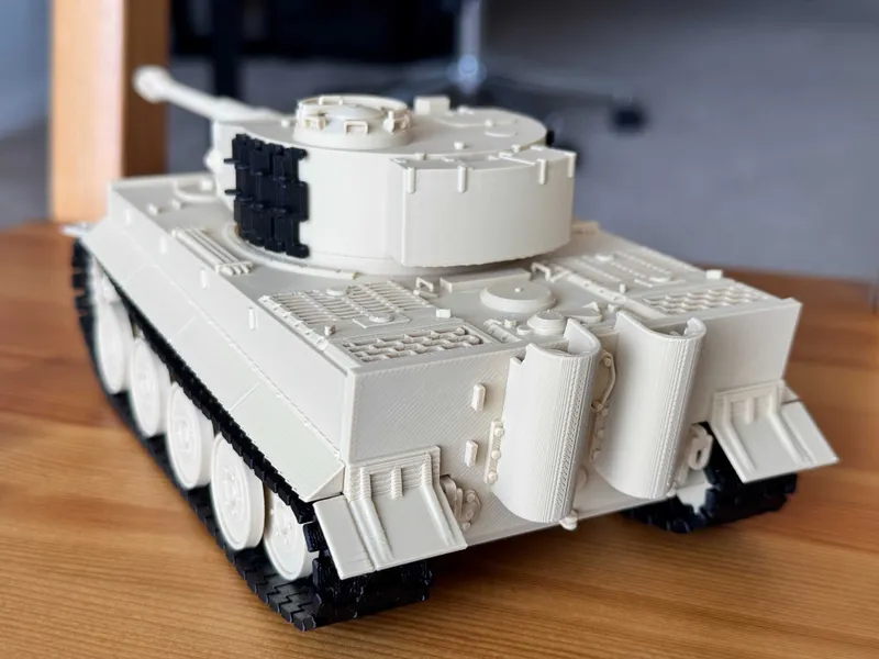 Модель тяжёлого танка Tiger I. Масштаб 1:35 — фото 4