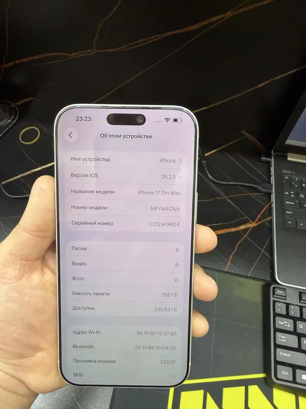 Iphone 17 pro max silver 256 tali ZA/A — фото 7