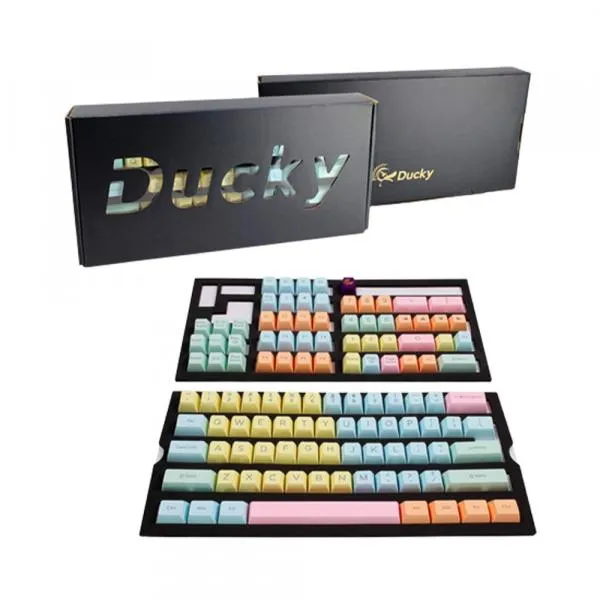 Ducky Cotton Candy keycaplari 2