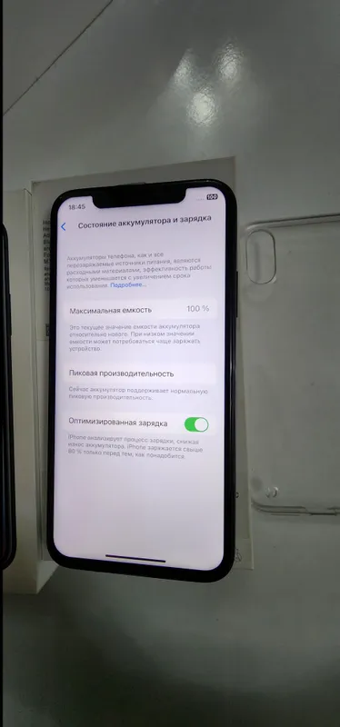iphone X LL/A 256GB Karobka Dk aybi Face 9