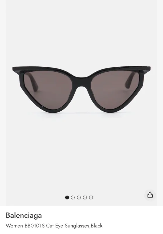 Солнцезашитные Очки Balenciaga Rim Cat-Eye
