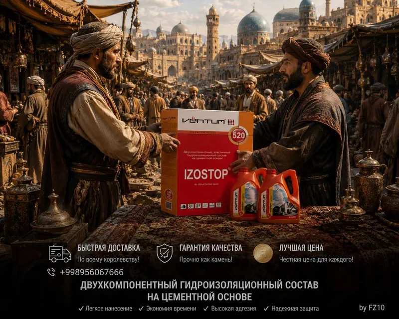 Ventum 520(Вентум 520) это двухкомпонентная эластичная гидроизоляция