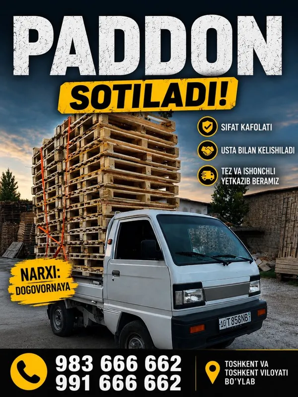 Paddon palet yog’och sotiladi optm sex 4