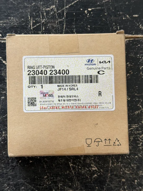 Оригинальные поршневые кольца на Kia/Hyunday