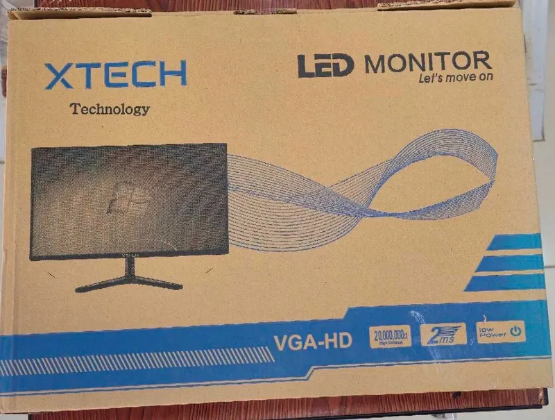 Монитор XTECH 19" Led (Flat) black — фото 2