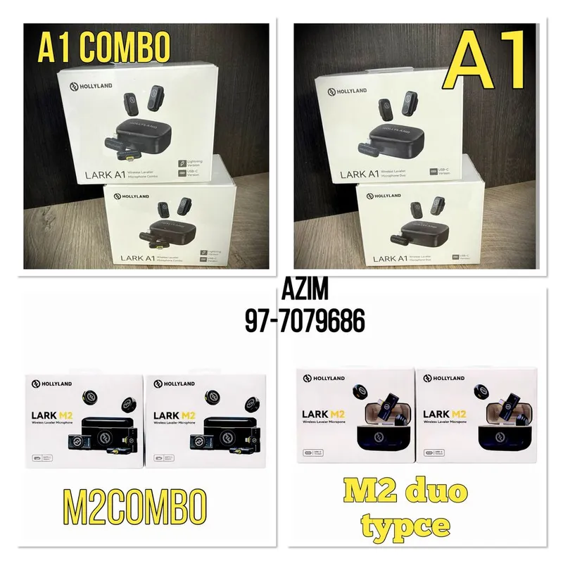 Lark m2 combo. Петличный микрафон.Для lighting и для андроид