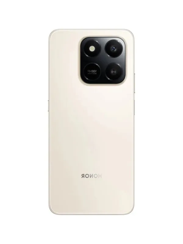 Смартфон HONOR X7d 8/256GB, 2 SIM, NFC, камера 108 Мп, 6500 мАч, золотистый (Desert Gold) — фото 4