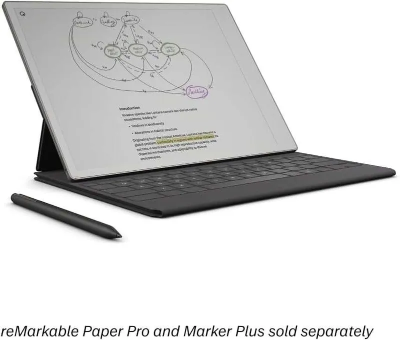 Оригинальный чехол клавиатура для Remarkable Paper Pro с подсветкой — фото 4