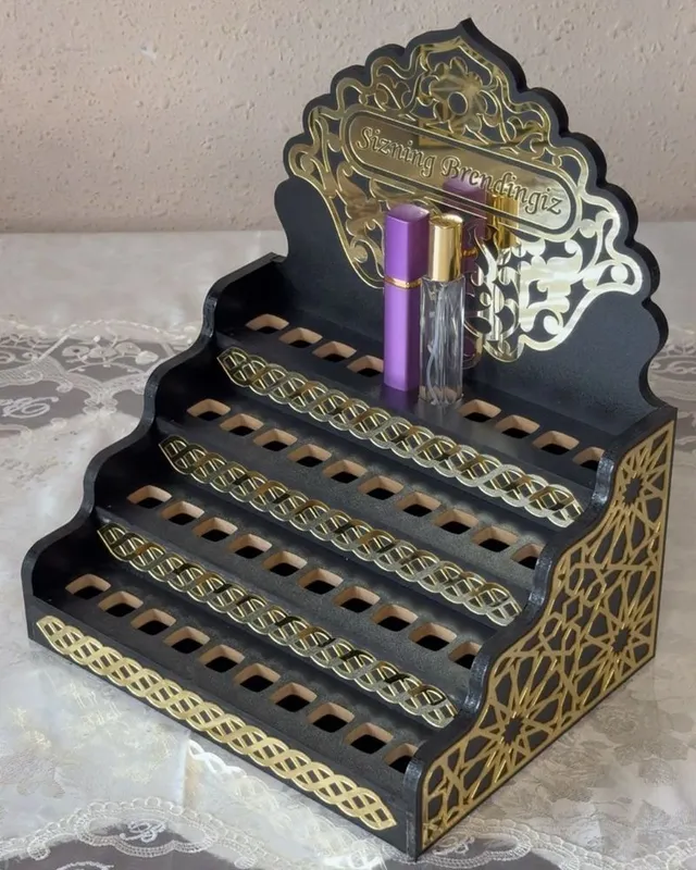 Parfum uchun MDF materialidan shkatulka atir podstavka organayzer 2 — фото 3