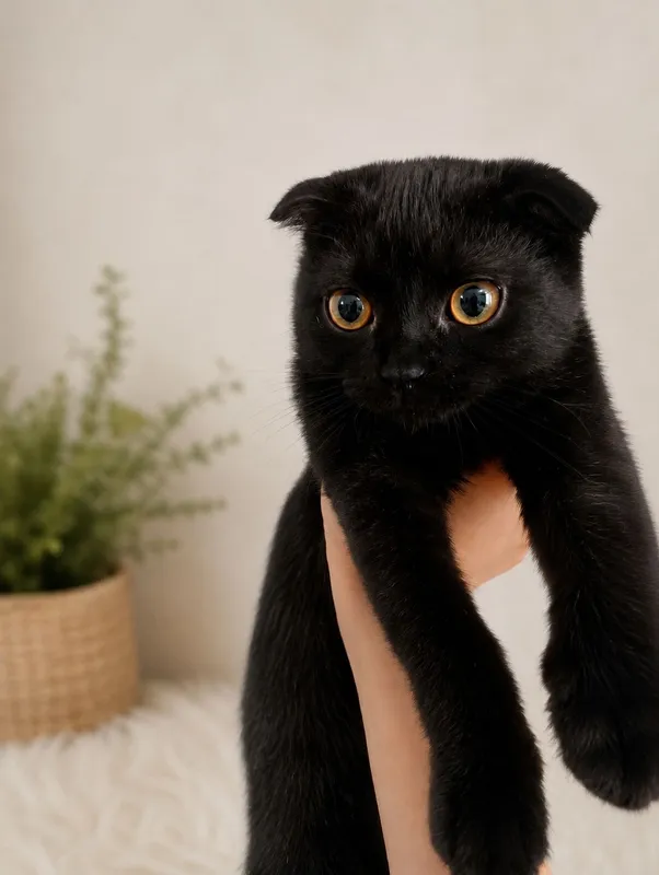 Шотландская вислоухая кошечка 1